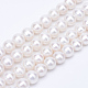 Grade AAA Natural Cultured Freshwater Pearl Beads Strands PEAR-R063-01-1