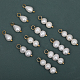 Pendenti di perle d'acqua dolce naturali 16 pz 4 stili PALLOY-AB00082-5