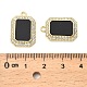Подвески из сплава и страза FIND-B051-09G-4