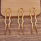 Alloy Hair Forks Findings OHAR-PW0001-109G-1