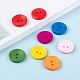 Botón de costura básica pintado en forma redonda NNA0Z2V-4