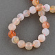 Colored Natural Multi-Color Agate Beads Strands G-R177-8mm-11-2