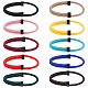 Chgcraft 10 Uds 10 colores cuerda trenzada pulsera de cordón de nailon BJEW-CA0001-05-1