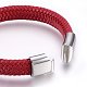 Braided Leather Cord Bracelets BJEW-F349-19P-4