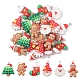 24шт 6 стиля рождественские подвески из непрозрачной смолы RESI-FS0001-44-3