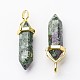 Natural Ruby in Zoisite Double Terminated Pointed Pendants G-G902-B15-3