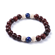 Natural Lapis Lazuli Stretch Bracelets BJEW-JB04491-01-1