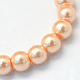 Chapelets de perles rondes en verre peint X-HY-Q330-8mm-18-2