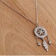 925 подвесные стерлингового серебра ожерелья NJEW-BB48047-A-5