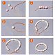 N Perlen 20 Rollen 0.5mm gemischte Farbe elastischen Faserdraht für DIY Schmuck Herstellung Armbänder Halskette EW-NB0001-02-4