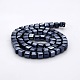Full Plated Glass Faceted Cube Beads Strands GLAA-A031-8mm-FP01-2