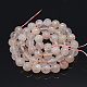 Chapelets de perles en quartz rose naturel X-G-G213-8mm-35-2