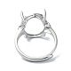 Componenti regolabili 925 anello d'argento sterlina STER-K179-21P-3
