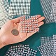 16 foglio 4104 pezzi di adesivi in perla imitazione acrilica e adesivi con gemme di strass acrilici DIY-TA0004-56-7