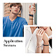 Fashewelry 6pcs cordon en polyester ciré tressé réglable macramé pochette fabrication de bracelet BJEW-FW0001-04-10
