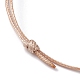 Bracelet de perles tressées en résine mauvais œil BJEW-JB09960-4
