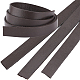 Gorgecraft 3 шт. плоский кожаный шнур для ювелирных изделий WL-GF0001-16B-01-1