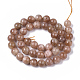Chapelets de perles de sunstone naturelle naturelles G-S150-59-10mm-2