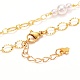 Handmade CCB Plastic Imitation Pearl Beaded Necklace for Girl Women NJEW-JN03656-5