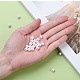 Perles rondes en imitation de plastique ABS sans trou MACR-F033-7mm-24-5
