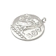 Подвески-монеты из нержавеющей стали 304 STAS-K252-19P-2