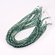 Electroplate Glass Faceted Rondelle Beads Strands EGLA-D020-3x2mm-42-3