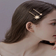 6 шт. 3 шт. железные шпильки для волос со стразами&nbsp;PHAR-LP0001-18-3