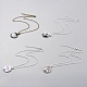 Legierung Glasanhänger Halsketten NJEW-XCP0001-05-2