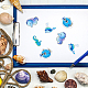 Hobbiesay 98 Uds pegatinas de animales del océano tiburón tortuga medusa pulpo ballena estrella de mar pegatina vinilo impermeable multicolor dibujos animados calcomanías para botellas de agua teléfono portátil decoración de monopatín DIY-HY0001-21-5