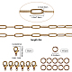 Kits de fabricación de joyas de cadena de clip de papel diy de sunnyclue DIY-SC0014-49AB-2