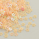 Ornament Accessories Star Plastic Paillette Beads X-PVC-Q029-93-1