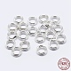 925 anillos de salto divididos de plata de ley. STER-F036-01S-1x6mm-1