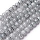 Rociar perlas de vidrio pintado hebras GLAA-A038-C-49-1