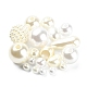 Cuentas acrílicas de perlas de imitación y cuentas de perlas de imitación de plástico abs DIY-FS0003-31-3