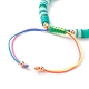 Bracciali di perline intrecciati con fili di nylon regolabili BJEW-JB05775-02-3