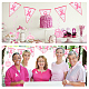 AHANDMAKER Breast Cancer Awareness Decorations DIY-GA0004-05-5