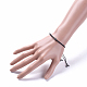 Nylon regolabile bracciali intrecciati cavo di perline BJEW-JB05014-6
