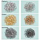 SUPERFINDINGS 180Pcs 3 Colors Iron Open Jump Rings IFIN-FH0001-52-3