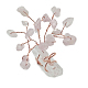 Natural Rose Quartz Chips Tree of Life Decorations PW-WG91658-07-1