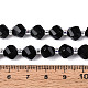 Натуральные бусины из черного оникса (окрашенные и нагретые) G-T144-24A-03-5
