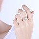 Палец кольца модный латунные RJEW-BB26890-8-2