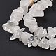 Éclats de cristal de quartz naturel perles brins X-F019-1-5