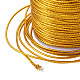Ювелирные изделия плетеные шнуры нить металлические MCOR-KS0001-001-6