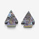 Perlas de cristal de cuarzo druzy natural G-I207-09A-1