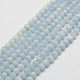 Chapelets de perles en aigue-marine naturelle G-P243-01-4mm-1