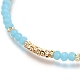 Verstellbare geflochtene Perlenarmbänder aus Nylonfaden BJEW-JB05528-01-2