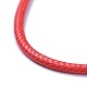 Imitation Leather Necklace Cords X-NCOR-R027-M-3