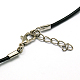Leather Pendant Necklaces for Women NJEW-P127-052AS-4