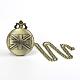 Flat Round with the Union Jack Alloy Quartz Pocket Watches WACH-N039-02A-3