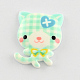 Scrapbook Embellishments Flatback Cute Cartoon Cat Plastic Resin Cabochons CRES-Q152-M-2